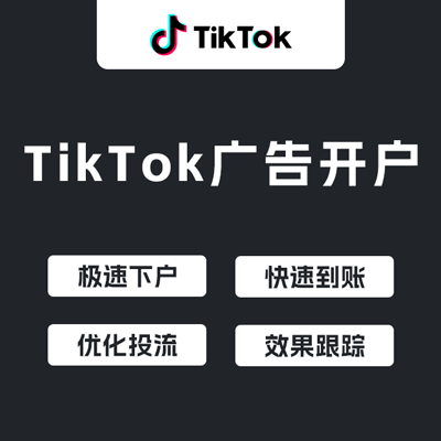TikTok广告开户服务